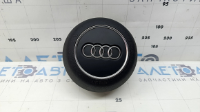Black steering wheel airbag for the Audi A4 B9 17-25 driver's side
