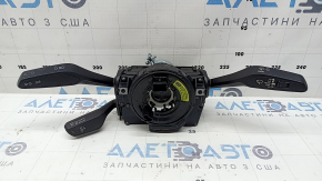 Steering column switch guitar assembly Audi A4 B9 17-25 with cable, with dynamic steering, worn