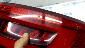 Audi A4 B9 17-17 Sedan LED Right Outer Fender Light, Scratches, Glued