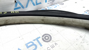 Rear right door seal for Toyota Prius V 12-17, gray, dry-cleanable
