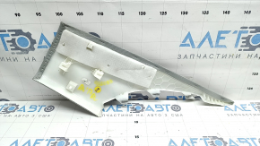 Left rear pillar trim for Audi A4 B9 17-17, gray, dry-cleanable