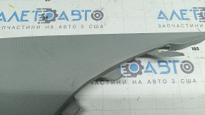 Right rear pillar trim for Audi A4 B9 17-17, gray, dry-cleanable