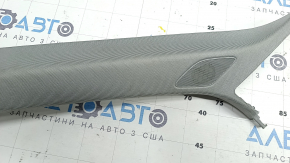 Upper left front pillar trim for Audi A4 B9 17-17, gray, Bang and Olufsen, dry-cleanable