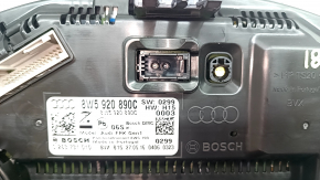 Audi A4 B9 17-25 instrument cluster, large display, 188k, scratches