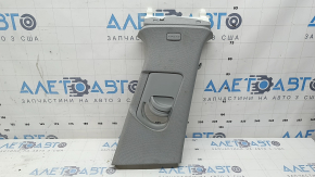 Right upper center pillar trim, Audi A4 B9 17-17, gray, dry-cleanable