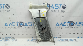 Right upper center pillar trim, Audi A4 B9 17-17, gray, dry-cleanable
