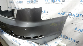 Bare rear bumper for Audi A4 B9 18-19 S-Line with 4 parking sensors, silver LZ7G, without plug, scratches, pressed, scale