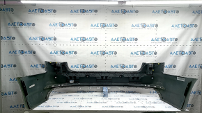 Bare rear bumper for Audi A4 B9 18-19 S-Line with 4 parking sensors, silver LZ7G, without plug, scratches, pressed, scale