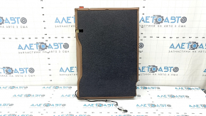 Left rear seat backrest, 2nd row, Audi A6 C8 19-20, light brown leather, heated