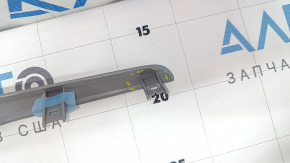 Right front panel trim for Ford Escape MK4 20-26, gloss black, light gray molding, broken fasteners