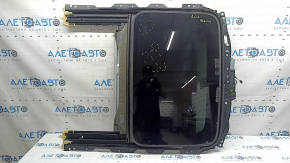 Sunroof assembly for Audi A4 B9 17-20, gray curtain, dry-cleanable, scratches on glass