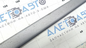 Left threshold molding for Audi A4 B9 17-19 S-Line, 195 cm, silver, chips