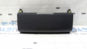 Porsche Macan 15-18 black leather dashboard trim, lower center