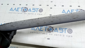 Right threshold molding for Audi A4 B9 17-19 S-Line, 195 cm, silver, chips, worn