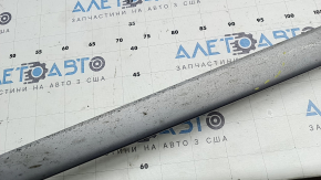 Right threshold molding for Audi A4 B9 17-19 S-Line, 195 cm, silver, chips, worn