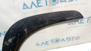 Left side body molding for BMW 3 F30 12-18 black, broken fasteners, second part peeled off, scratches, chip