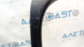 Left side body molding for BMW 3 F30 12-18 black, broken fasteners, second part peeled off, scratches, chip
