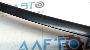 Left side body molding for BMW 3 F30 12-18 black, broken fasteners, second part peeled off, scratches, chip
