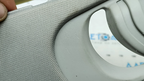 Upper left center pillar trim for Audi A6 C8 19-23 gray, under deflector, needs cleaning, scratches