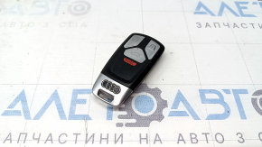 Smart key for Audi A4 B9 17-21 type 1, 4 buttons, worn, scratched, dented