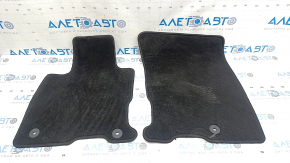 Set of fabric floor mats for Ford Escape MK4 2020 - black, hybrid, plug-in, dry-cleanable