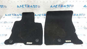 Set of fabric floor mats for Ford Escape MK4 2020 - black, hybrid, plug-in, dry-cleanable