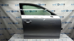 Front right door assembly for Audi A4 B9 17-18, silver LZ7G, keyless, painted 0.15