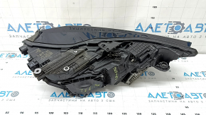 Left front headlight assembly for the Audi A6 C8, 19-24 LED, Matrix and Multi-beam, with seal, yellow LED, for polishing