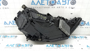 Left front headlight assembly for the Audi A6 C8, 19-24 LED, Matrix and Multi-beam, with seal, yellow LED, for polishing