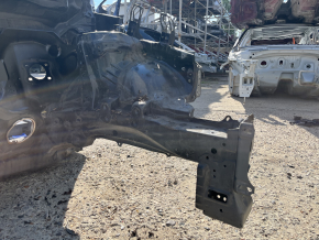 Front left quarter panel of Toyota Prius V 12-17 on the body, black, dented