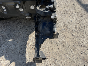 Front left quarter panel of Toyota Prius V 12-17 on the body, black, dented