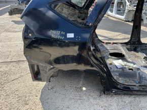 Quarter wing, rear right, Toyota Prius V 12-17, on the body, black, dents, bumps