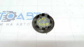 Wheel center cap for Porsche Macan 15-26, color emblem for R18, 64.5/46.5 mm, silver, corrosion