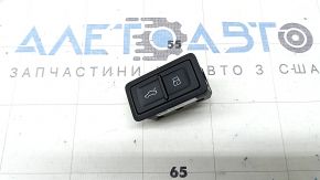 Audi A6 C8 19-25 black trunk lid closing button with lock