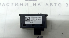Audi A6 C8 19-25 black trunk lid closing button with lock