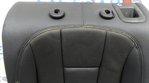 Left rear seat backrest for Audi A4 B9 17-19, black leather, heated, dry-cleanable