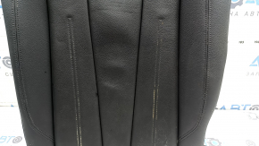 Left rear seat backrest for Audi A4 B9 17-19, black leather, heated, dry-cleanable