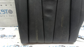 Left rear seat backrest for Audi A4 B9 17-19, black leather, heated, dry-cleanable