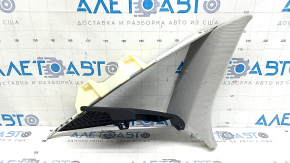Left rear pillar trim in front of the window, Audi A6 C8 19-23, gray with black, dry-cleanable, scratches