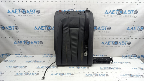 Right rear seat backrest for Audi A4 B9 17-19, black leather, heated, with seat belt, dry-cleanable