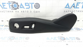 Left side driver's seat trim for Audi A4 B9 17-25, black