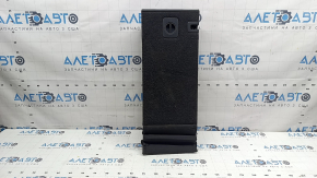 The back of the rear row of seats, central, Audi A4 B9 17-19, black leather, with armrest, tear