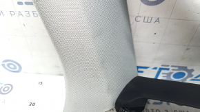 Right rear pillar trim panel in front of the window, Audi A6 C8 19-23, gray with black, dry-cleanable, scratches