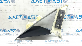 Right rear pillar trim panel in front of the window, Audi A6 C8 19-23, gray with black, dry-cleanable, scratches