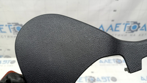 Driver's side seat inner trim for Audi A4 B9 17-25, black, worn