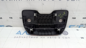 Black upper driver's seat backrest trim for Audi A4 B9 17-25