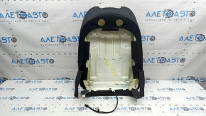 Audi A4 B9 17-19 passenger seat back upholstery, black leather, heated, dry-cleanable
