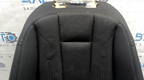 Audi A4 B9 17-19 passenger seat back upholstery, black leather, heated, dry-cleanable