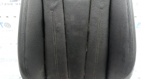 Audi A4 B9 17-19 passenger seat back upholstery, black leather, heated, dry-cleanable