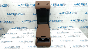 Rear seat backrest, 2nd row, center, Audi A6 C8 19-25, light brown leather